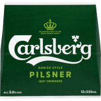 Danish Style Pilsner Bottles (12 x 330ml)