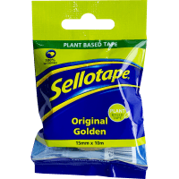 Original Golden Cellulose Tape 15mm x 10m (1pk)