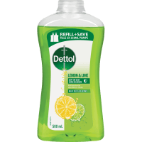 Lemon & Lime Antibacterial Liquid Hand Wash Refill (500ml)