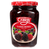 Three Berry Fruit Jam (375g)