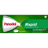 Rapid Paracetamol 500mg Caplets (20pk)