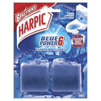 Blue Power Tropical Atlantic Burst Scent Toilet Block Cleaner (2 x 57g)