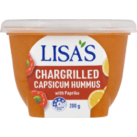 Chargrilled Capsicum Hummus With Paprika (200g)
