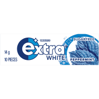 White Peppermint Sugar Free Chewing Gum (14g)