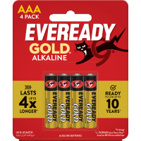 Gold Alkaline AAA Battery (4pk)
