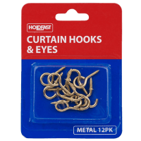 Curtain Hooks & Eyes (ea)