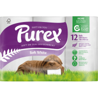 Soft White 2 Ply Toilet Rolls (12 x 200 sheets)