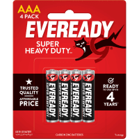 Super Heavy Duty AAA Battery (4pk)