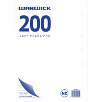 A4 7mm Ruled 200 Leaf Value Pad (1pk)