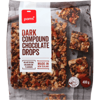 Dark Compound Chocolate Drops (400g)