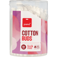 Cotton Buds With Paper Sticks (100pk)