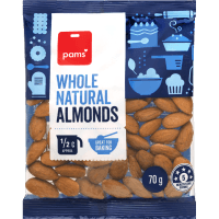 Whole Natural Almonds (70g)