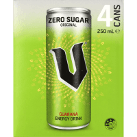 Zero Sugar Original Guarana Energy Drink (4 x 250ml)