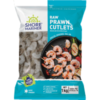 Raw Vannamei 21/25 Prawn Cutlets (1kg)