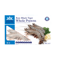 Whole Black Tiger 16/20 Prawns (800g)