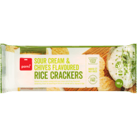 Sour Cream & Chives Flavoured Rice Crackers (100g)