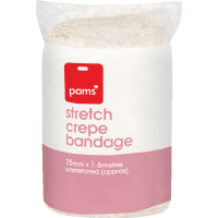 Stretch Crepe Bandage 75mm Wide (1.6m)