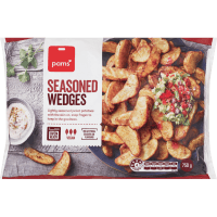 Seasoned Frozen Potato Wedges (750g)