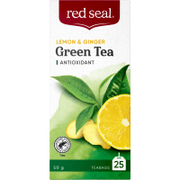 Lemon & Ginger Green Tea Bags (25pk)