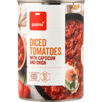 Diced Tomatoes With Capsicum And Onion (400g)