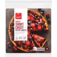 Sweet Short Crust Pastry Sheets (4pk)
