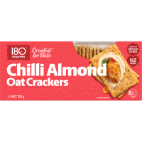 Chilli Almond Oat Crackers (150g)