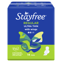 Ultra Thin Regular Pads With Wings (14pk)
