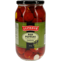 Peppers Red Stuffed With Cheese (1kg)