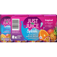Splash Tropical Fruit Juice (8pk)