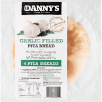 Garlic Filled Pita Bread (4pk)