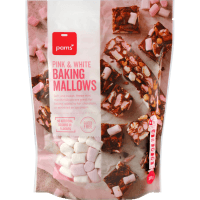 Pink & White Baking Mallows (100g)