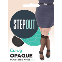 Plus Size Knee 15Den Sheer Curvy Bare (1ea)