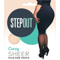 DuJour Sheer 15 Den Tights Curvy Bare (1ea)