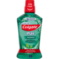 Plax Freshmint Alcohol Free Mouthwash (500ml)