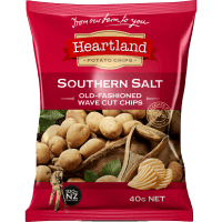 Southern Salt Old Fashioned Wave Cut Potato Chips (40g)