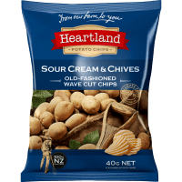 Sour Cream & Chives Old Fashioned Wave Cut Potato Chips (40g)