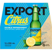 Light Alcohol 2% Citrus Lemon Beer Bottles (12 x 330ml)