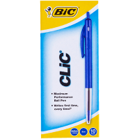 Clic Blue Pens (10pk)