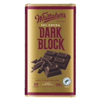 Dark Block 50% Cocoa Dark Chocolate Block (250g)