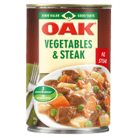 Vegetables & Steak (400g)