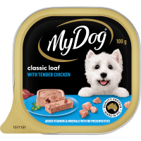 Classic Loaf With Tender Chicken Wet Dog Food (100g)