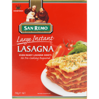 Large Instant Lasagna Pasta Sheets (250g)