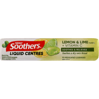 Liquid Centred Lemon & Lime Flavour Lozenges (10pk)