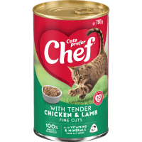 Tender Chicken & Lamb Fine Cuts Cat Food (700g)