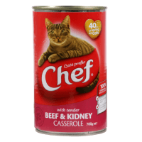 Tender Beef & Kidney Casserole Cat Food (700g)