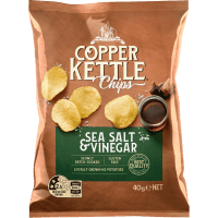 Sea Salt & Vinegar Potato Chips (40g)