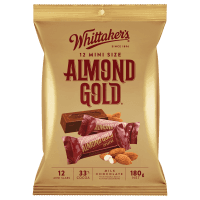 Mini Size Almond Gold 12 Chocolate Bars (12 x 15g)