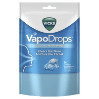 VapoDrops Cooling Peppermint Lozenges (24pk)