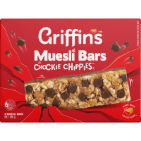 Chockie Chippies Muesli Bars (6 x 30g)