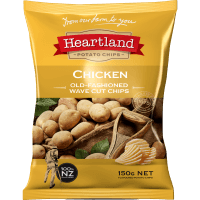 Chicken Old Fashioned Wave Cut Potato Chips (150g)